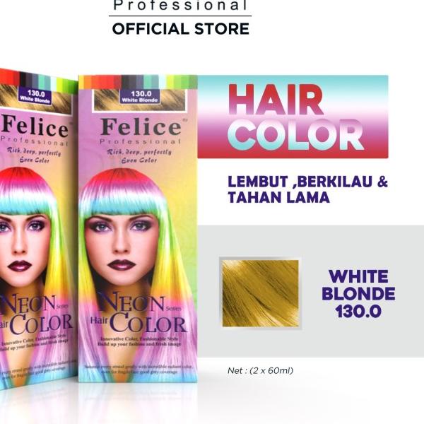 ☏ Felice Professional Neon Series Hair Color - White Blonde ●