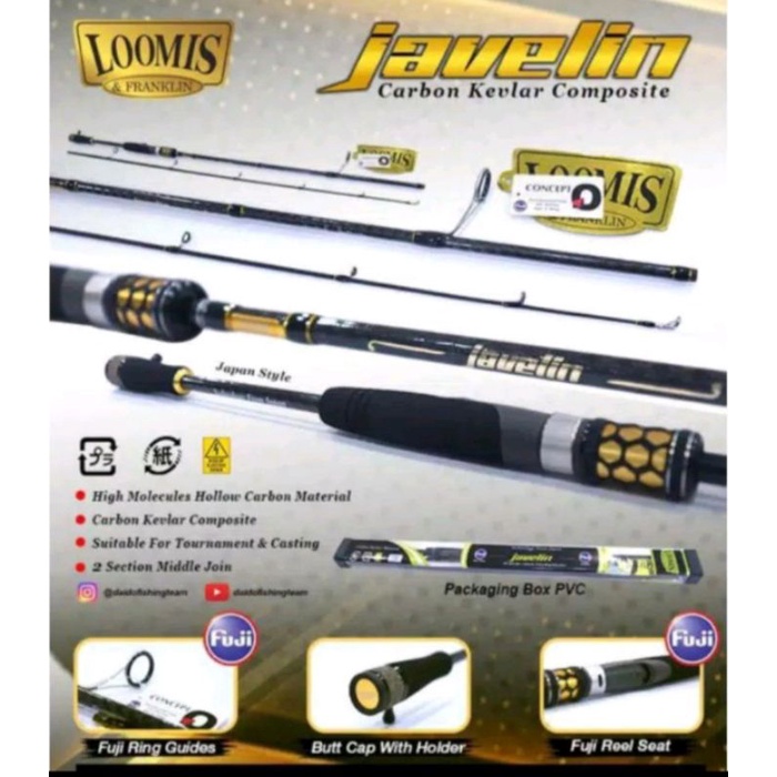 Sb2 Loomis Javelin I Jap style dan non japstyle II 6-14+7-15+8-17+10-20lbs