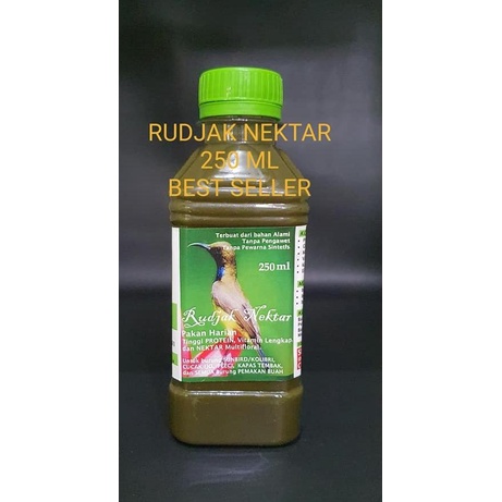 ♕ PAKAN HARIAN KOLIBRI RUDJAK NEKTAR 250 ML NEKTAR RUJAK 250 ML ✯