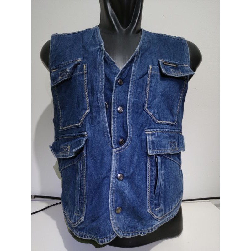 PL Jaket Rompi denim " Gin washi "
