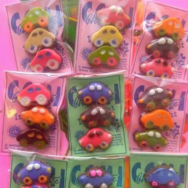 

CCMI CHOCOLATE | Coklat Karakter Mobil Mini. 1pcs isi 3 mobil