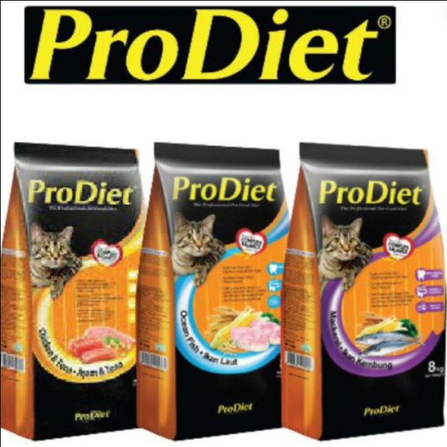 makanan kucing ProDiet 8kg (GOSEND/GRAB SAMEDAY)