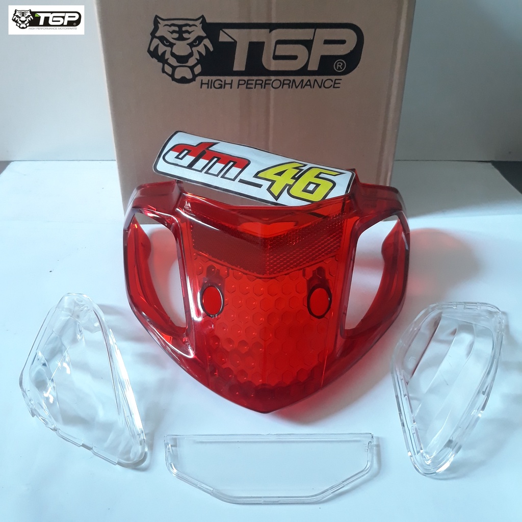 Mika Stoplamp Lampu Rem Belakang Sein Reflektor Lampu Depan Supra Fit New TGP