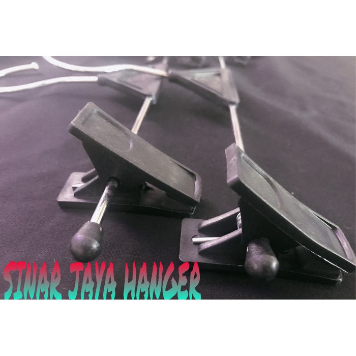 Hanger per pcsJepit Plastik-Besi KW2 | Untuk Celana Jeans