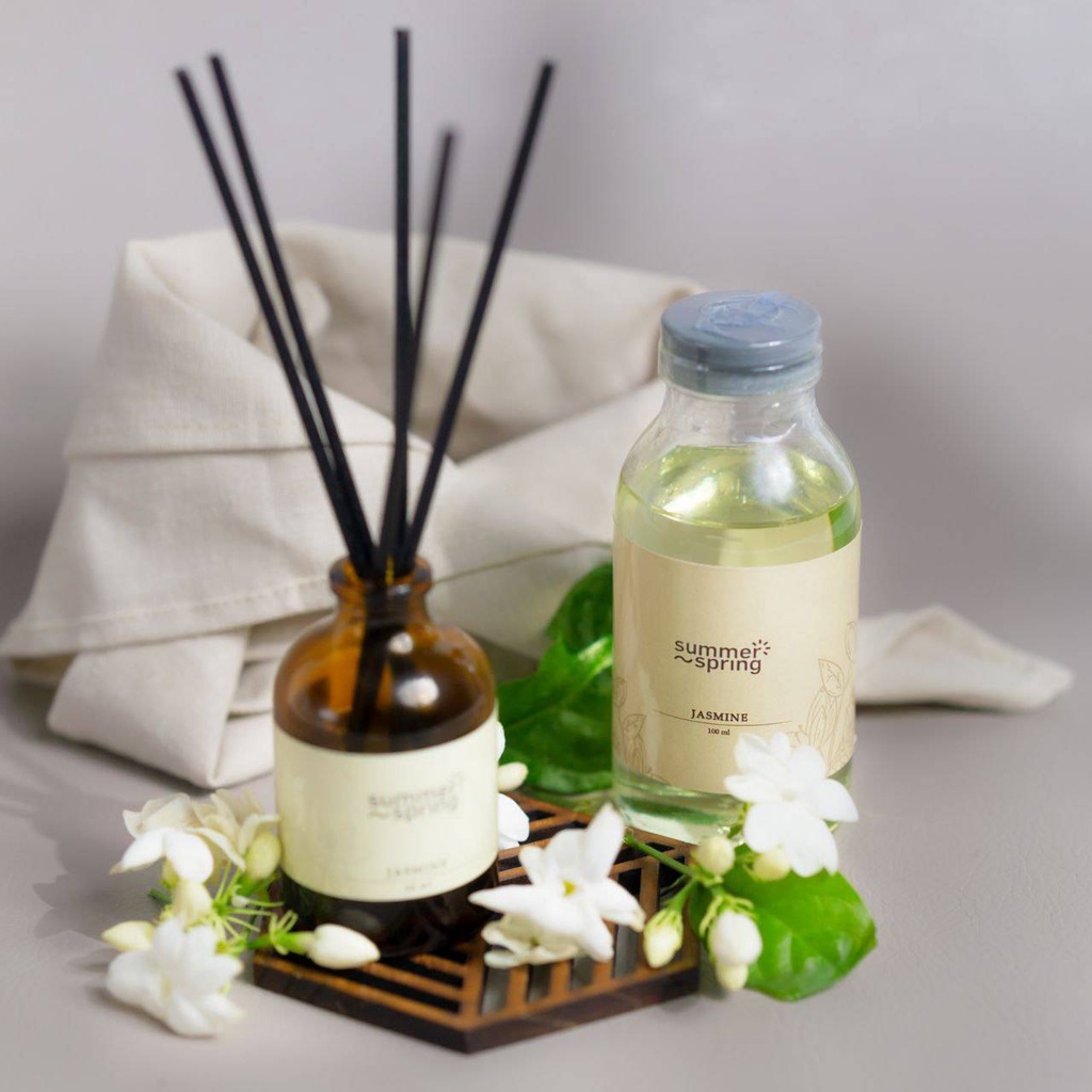 Refil Reed Diffuser Aromatherapy Pengharum Ruangan Aromaterapi Pewangi Kamar Mandi Tahan Lama Summer Spring