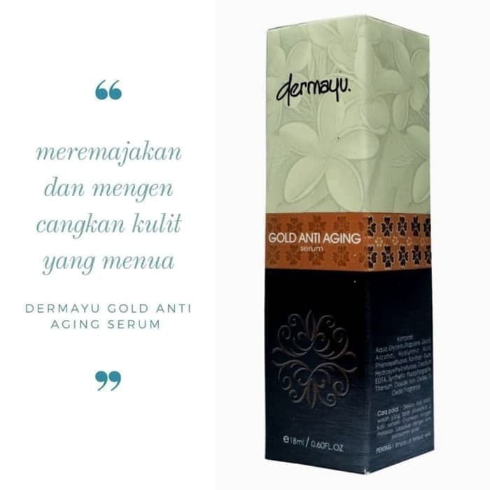 DERMAYU GOLD ANTI AGING SERUM ORIGINAL BPOM