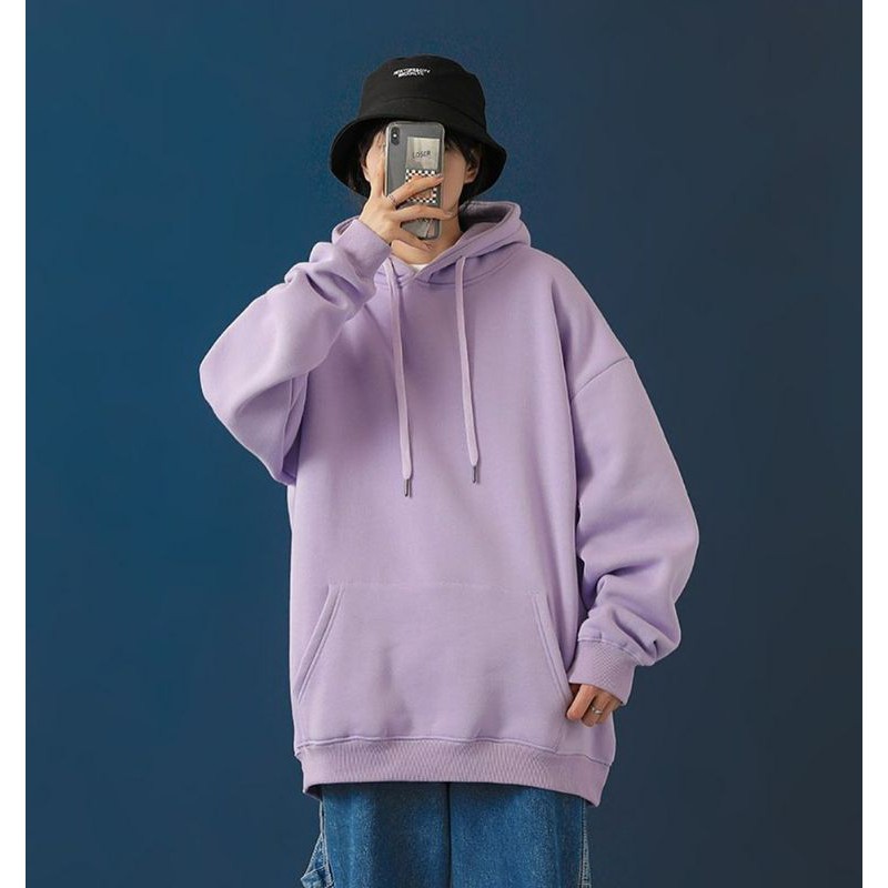 S - XXXXXL (6XL) Hoodie LILAC Polos BIGSIZE Hoodie LAVENDER OVERSIZE Hoodie Jumbo Ungu BABY PURPLE