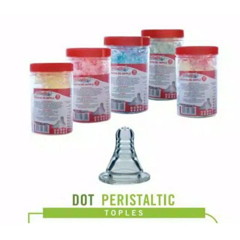 Dot Reliable Bayi Ulir Peristaltic Size S/M/L/XL BPA Free