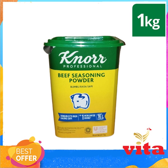 

Knorr Seasoning Powder Rasa Sapi 1kg