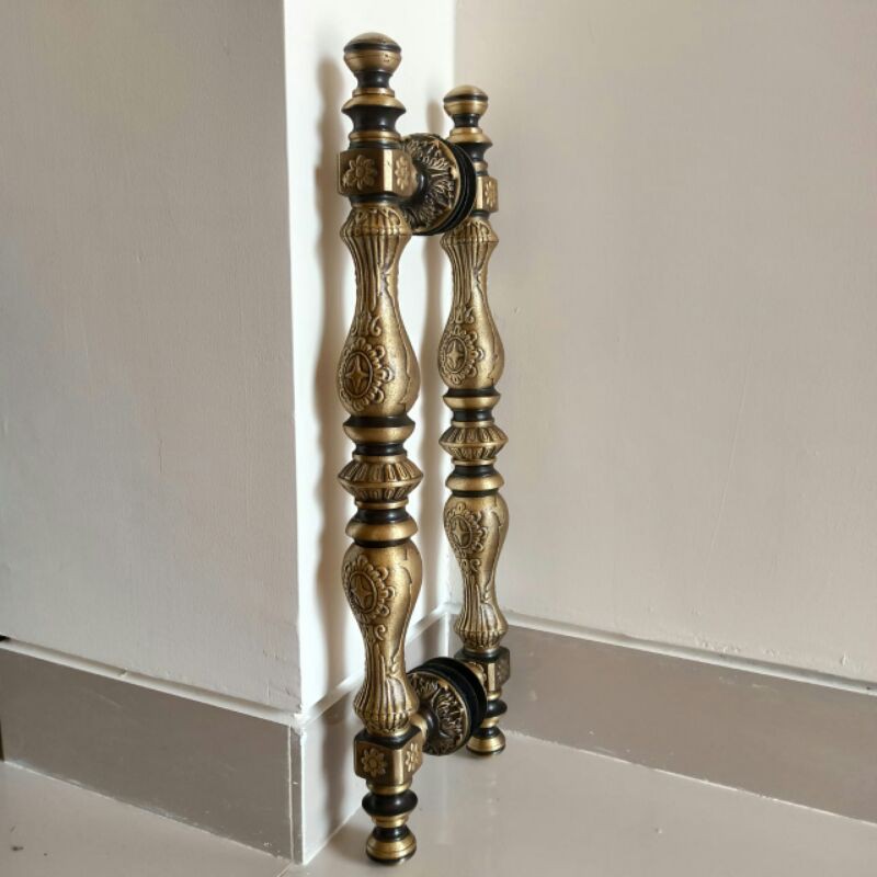 Handel gagang pintu kuningan 69 cm pintu rumah kuningan 69 cm full kuningan