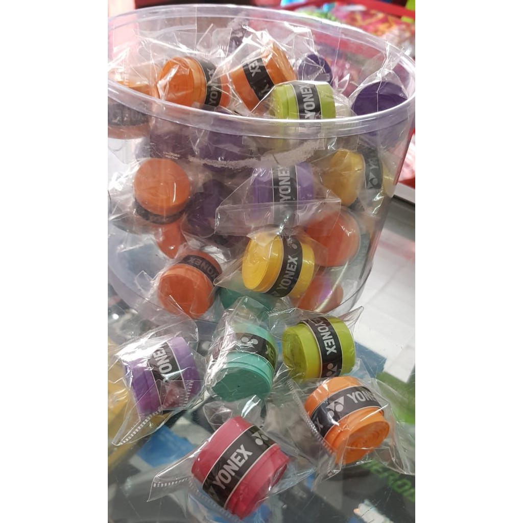 Jual GRIP RAKET BADMINTON KARET TIPIS YONEX ASLI ORI ORIGINAL 100% terbaik