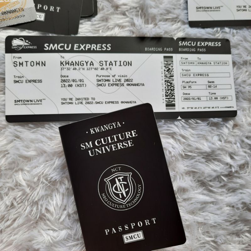 SMCU EXPRESS TICKET KONSER FANMADE BY watermlninblue