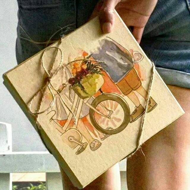 

Kotak Kado / Gift Box Rustic, Seri Valentine