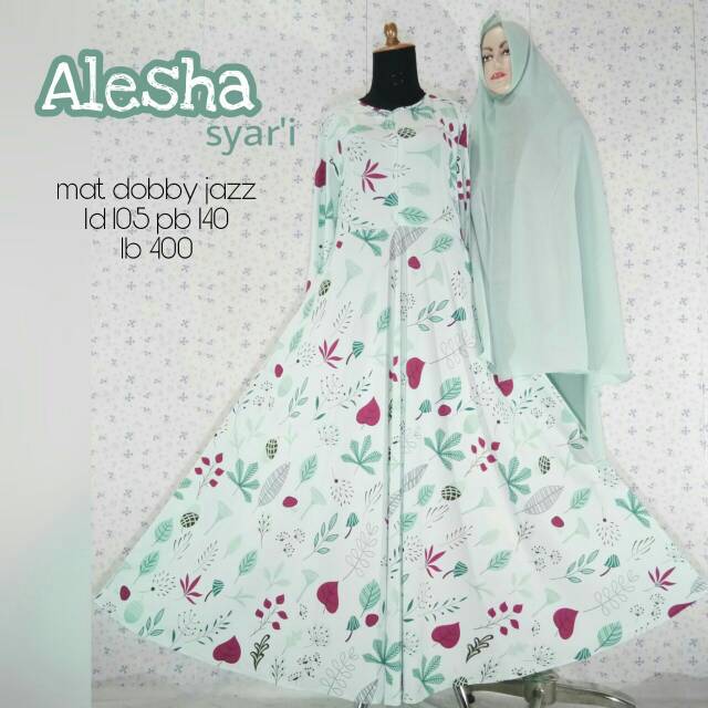 Gamis Alesha Syar'i dobby Jazz
