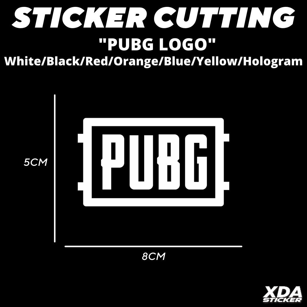 

STIKER/STICKER CUTTING PUBG LOGO