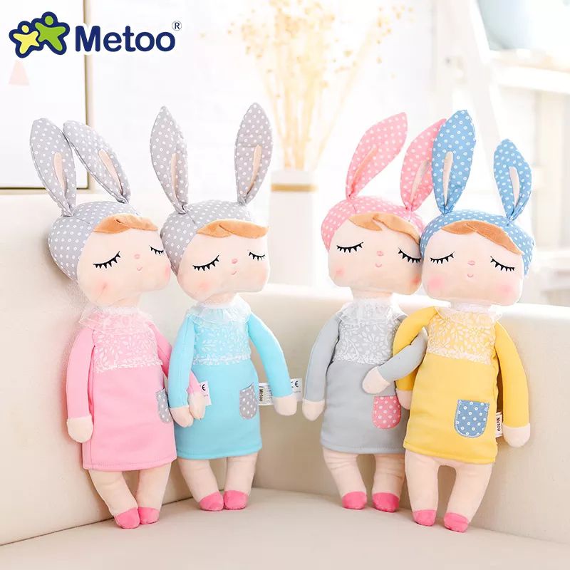 Boneka Metoo Angela Pink tosca Putih