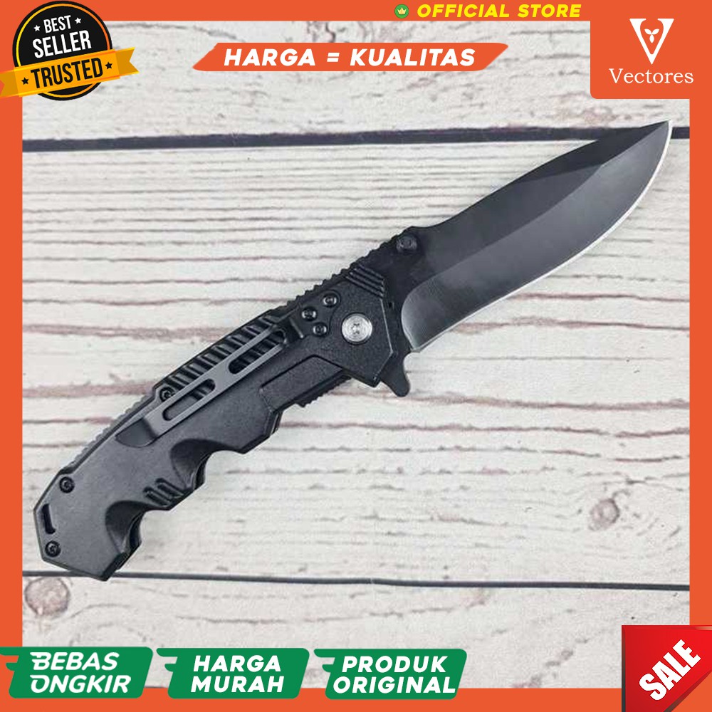 ORIGINAL Pisau Tajam Dan Kuat Tactical Berburu Lipat Military