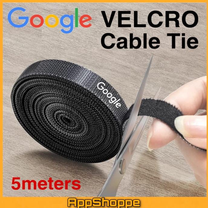 

(BISA COD) GOOGLE Velcro Cable Tie Organizer Pengikat Kabel Kuat Factory Direct HEMAT Kode 528