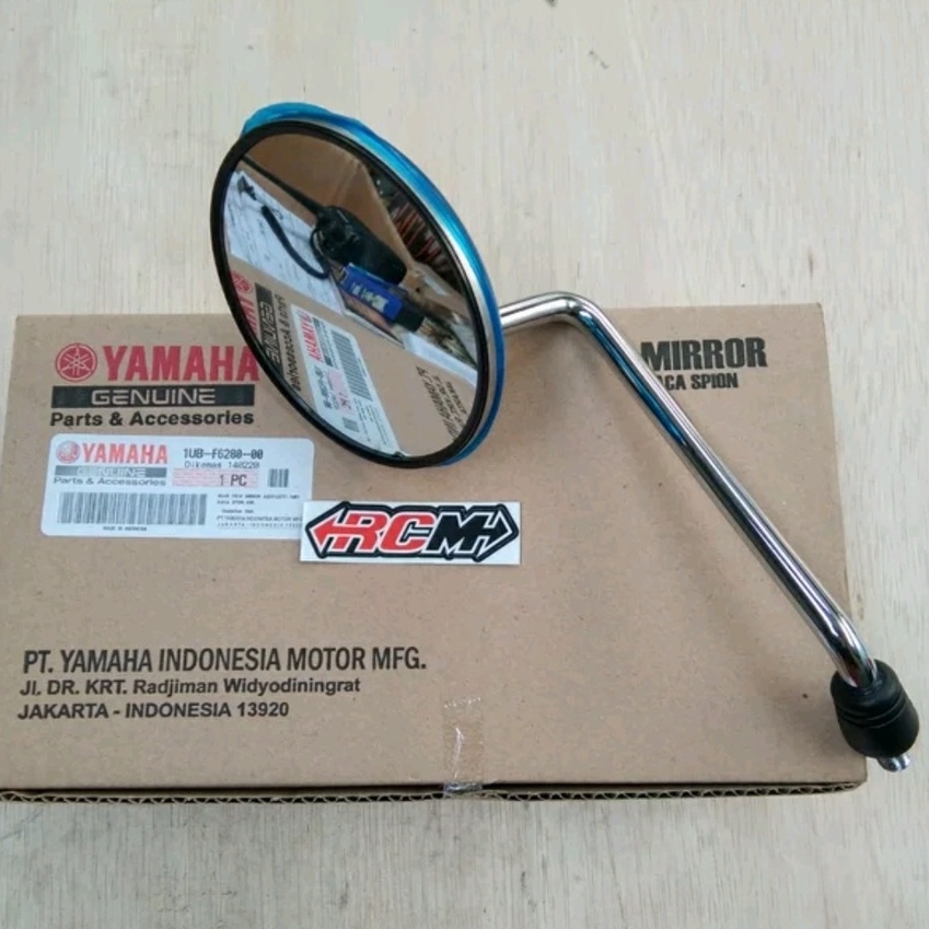 SPION SEPION KACA MIRROR FINO SPORTY SPORTI KIRI LEFT ORI ORIGINAL YAMAHA YGP ASLI 1UB-F6280-00