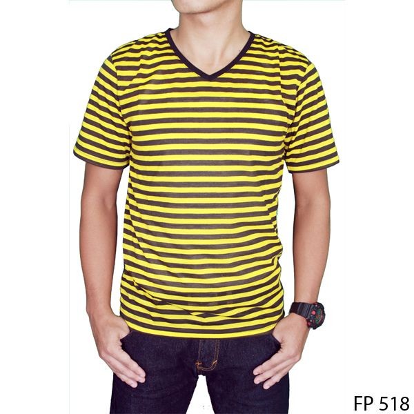 Baju Distro Pria Katun Kuning – FP 518