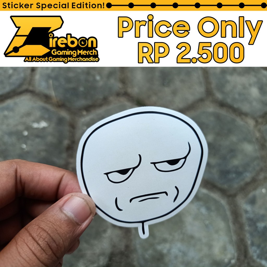 

Sticker Stiker Meme Face Masih Gue Liatin
