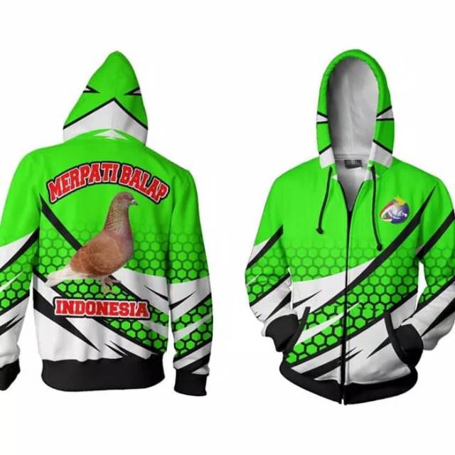 JAKET MERPATI FREE NICKNAME , LOGO TEAM
