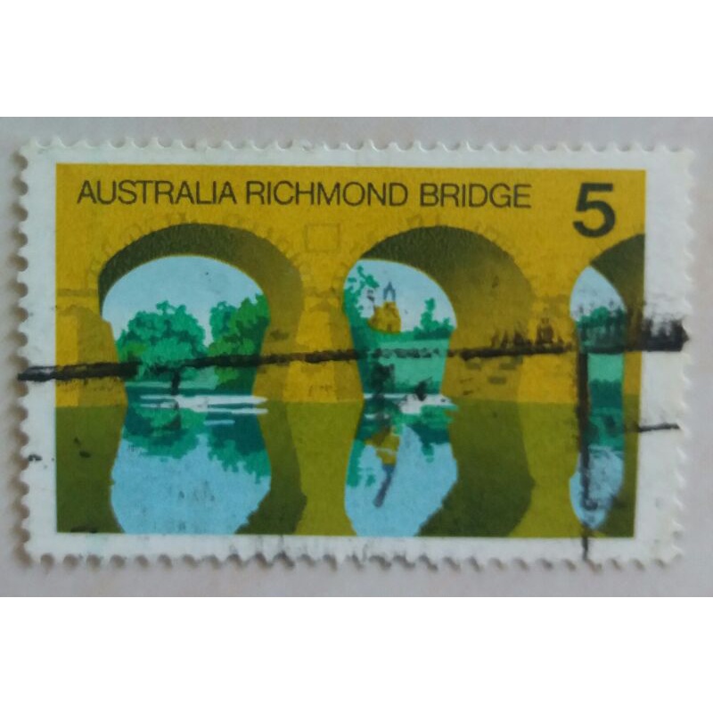 

(AA) Perangko Australia 1976 Richmond Bridge, Tasmania Used