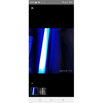 Lampu TL UV Blue light 20 watt Philip complete set / lampu untuk bayi kuning preloved