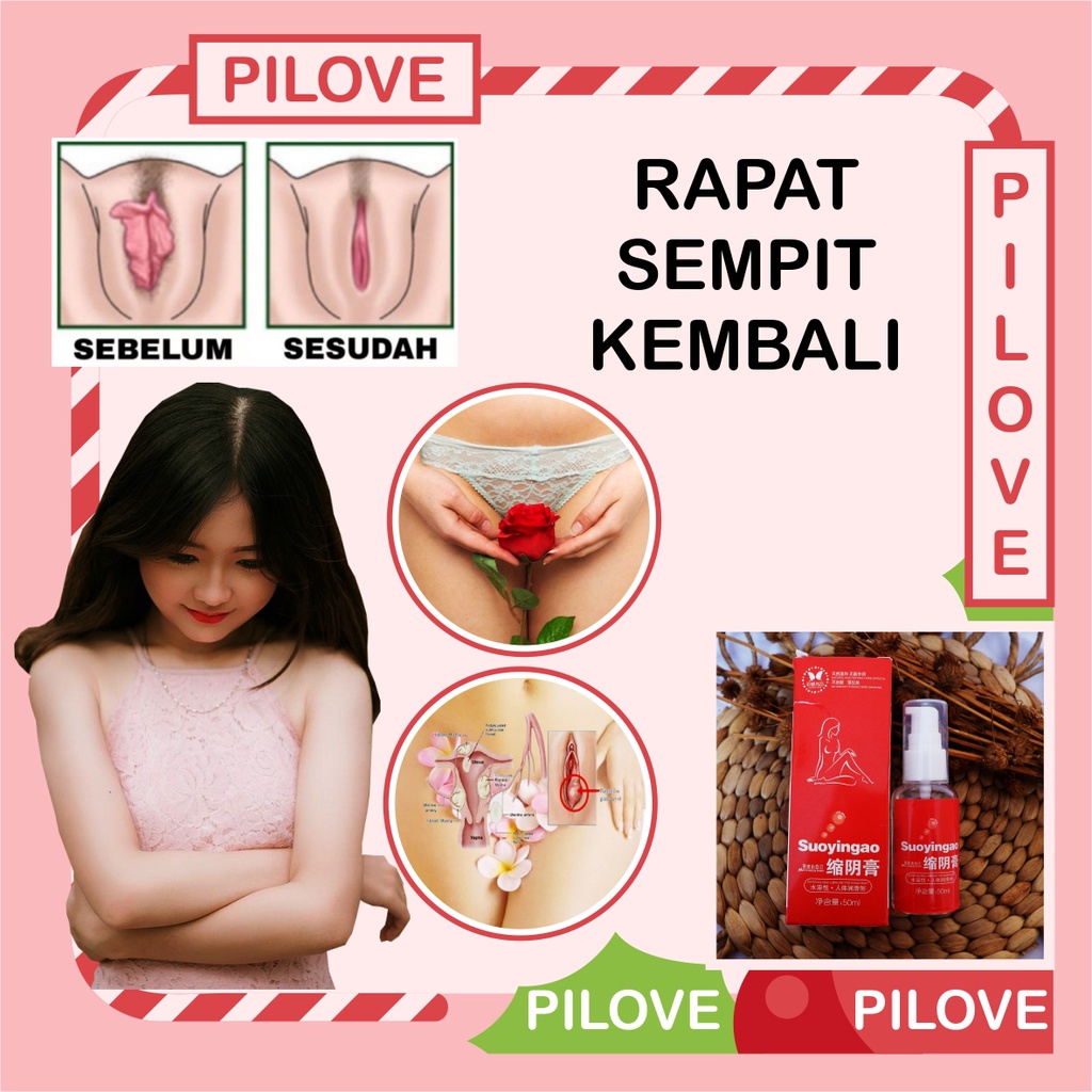 PILOVE - 100% PRIVASI AMAN Pelumas Pelicin Gel Tetes Pengencang dan Pengembali Perawan Wanita Pelumas Vagina dan Miss V