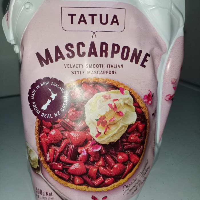 

TATUA MASCARPONE 500gr TERMURAH
