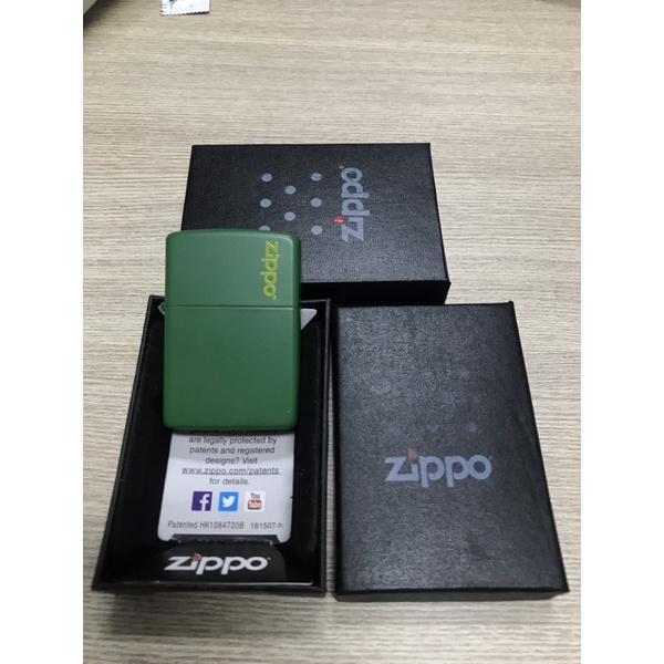 KOREK ZIPPO MATTE HIJAU ARMY / ZIPPO ANTIK