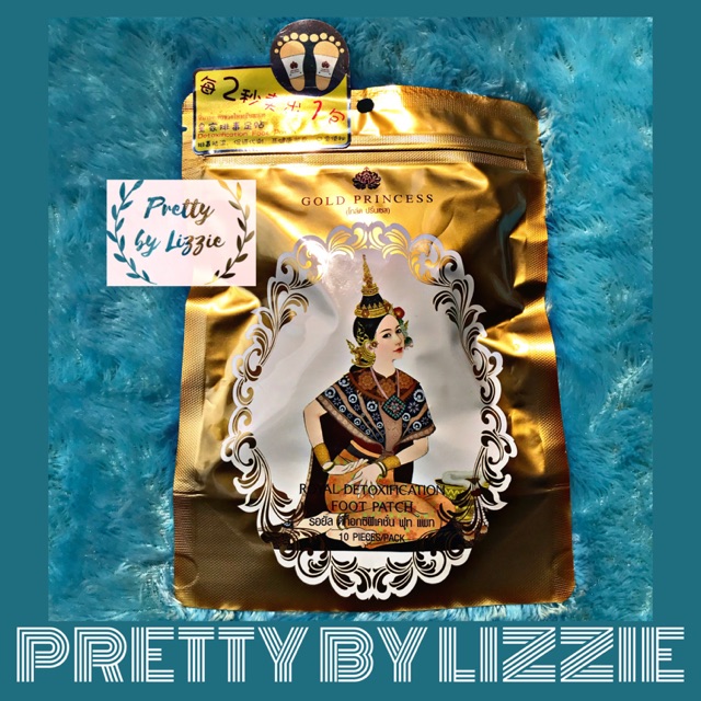 [READY STOCK] GOLD PRINCESS REAL DETOXFICATION FOOT PATCH ORIGINAL THAILAND KOYO DETOX KAKI MURAH