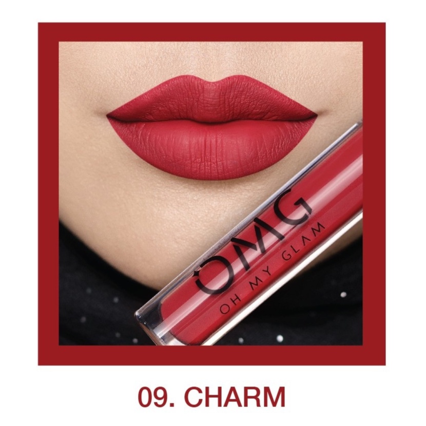 OMG OH MY GLAM Matte Kiss Lip Cream-OMG 09 Charm