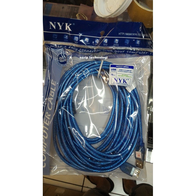 Kabel USB Extention 10 M Male to Female / Kabel Penyambung USB