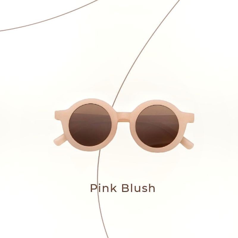 Kacamata anak | kacamata baby | around sunglasess | kacamata kekinian-Pink blush