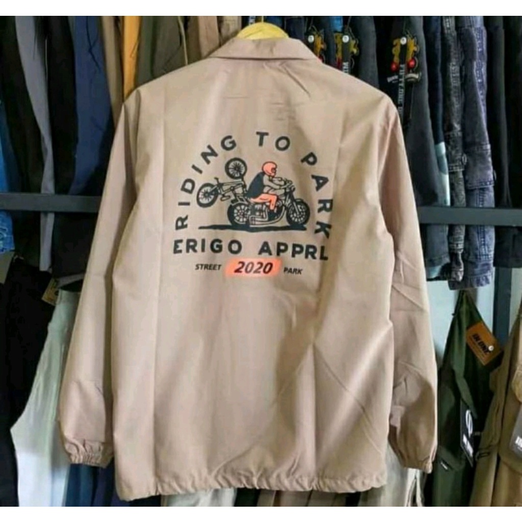 Jaket Coach Erigo // Jaket Pria CJ // Sweater jacket bandung // Jaket Erigo Apparell Terbaru Parasut Perasut-1