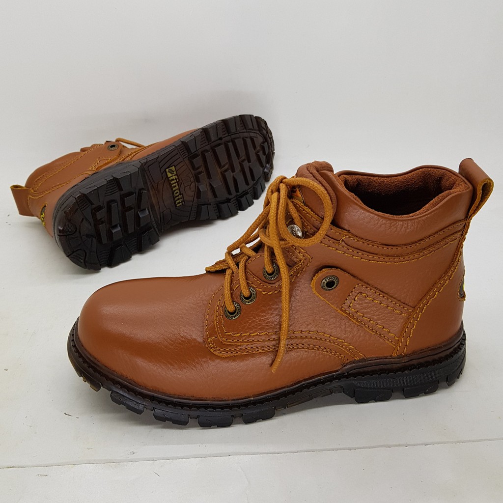  Sepatu  safety boots toecap baja kulit Finotti  GR 903 