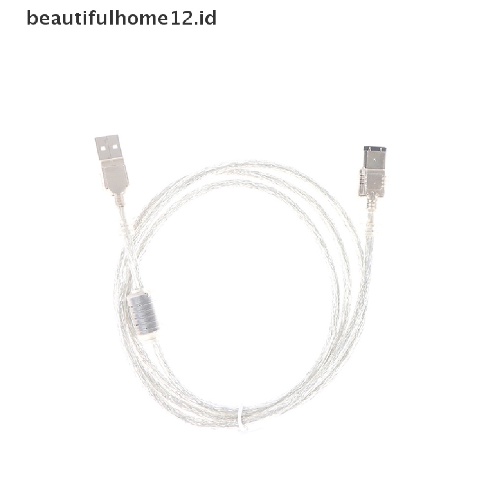 【beautifulhome12.id】 1 X Firewire IEEE 1394 6 Pin Male To USB 2.0 Male Adaptor Convertor Cable Cord .