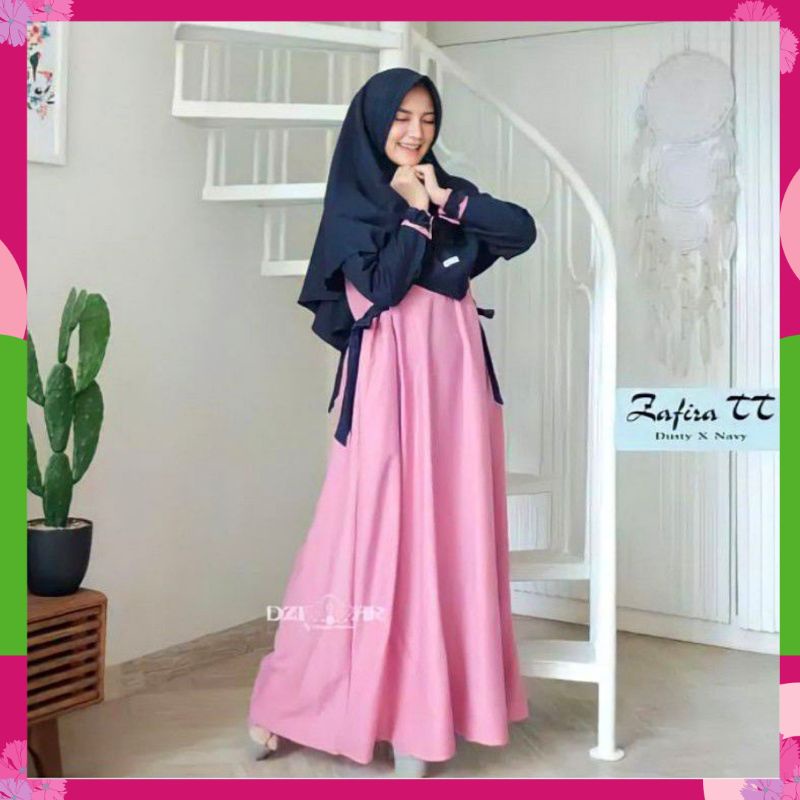 GAMIS MOSCREPER ZAFIRA BUSUI TALI REMAJA TERBARU TERMURAH