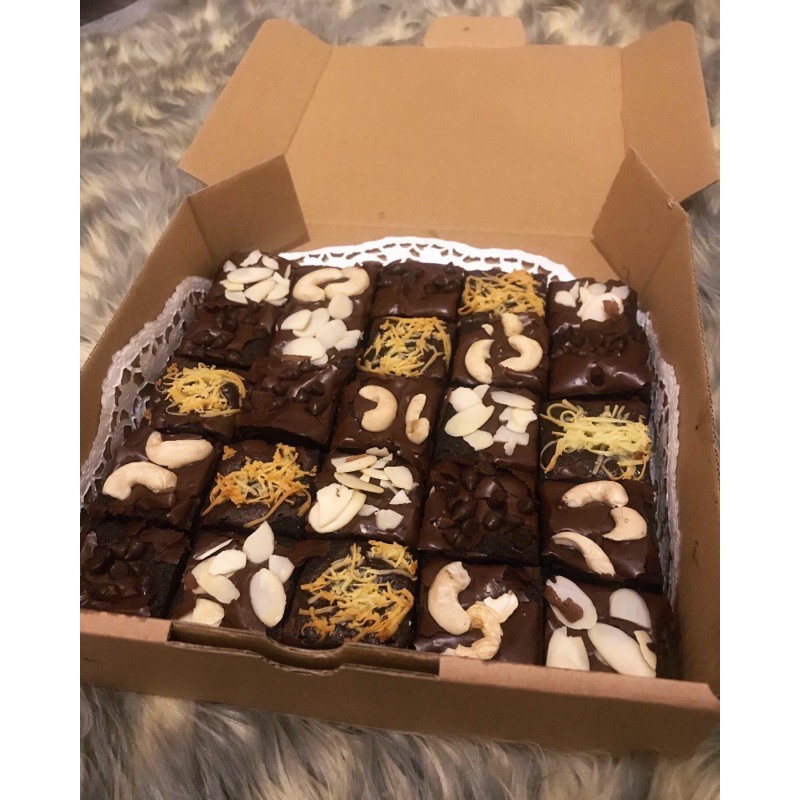 

shiny brownies / fudgy brownies