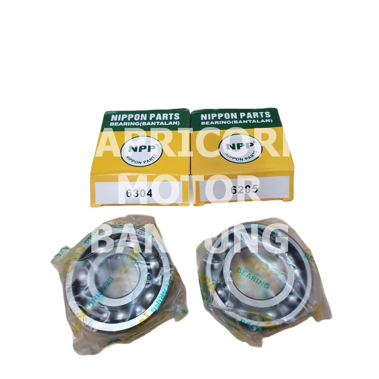BEARING LAHER KRUK AS RXK RXZ RXS CRYPTON JUPITER Z TS 125 RX KING SPESIAL 6304 6205 SET NPP LAHAR