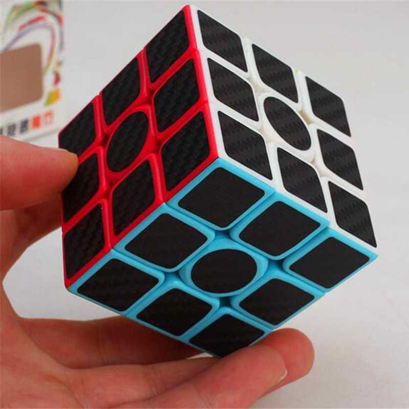 Rubik 3x3 Carbon Sticker / 3x3x3 Magic Cube / 3x3x3 Speed Cube