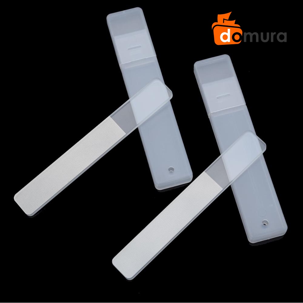 Nano Glas Nail buffer Glass Penghalus Pengkilap Kikir Kuku Kaca