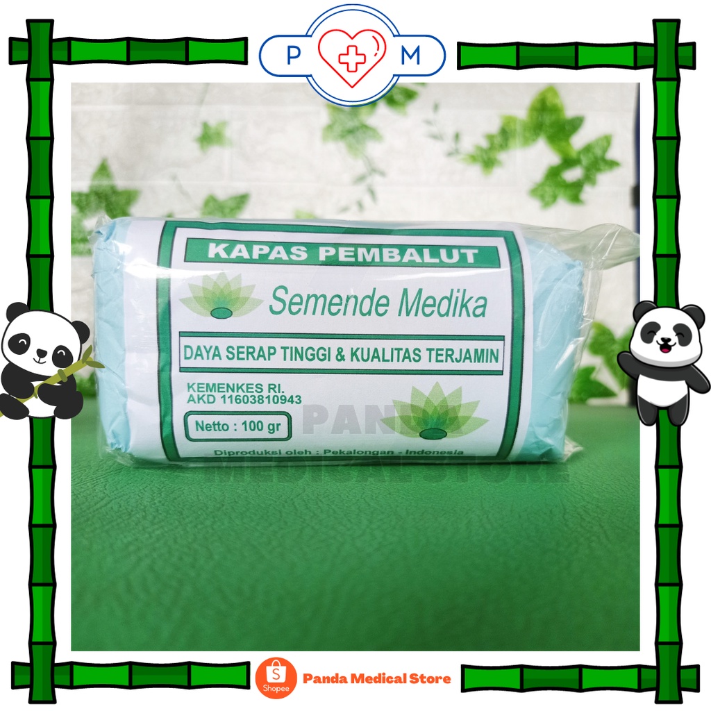 Kapas 100gr / Kapas Pembalut / Kapas Luka