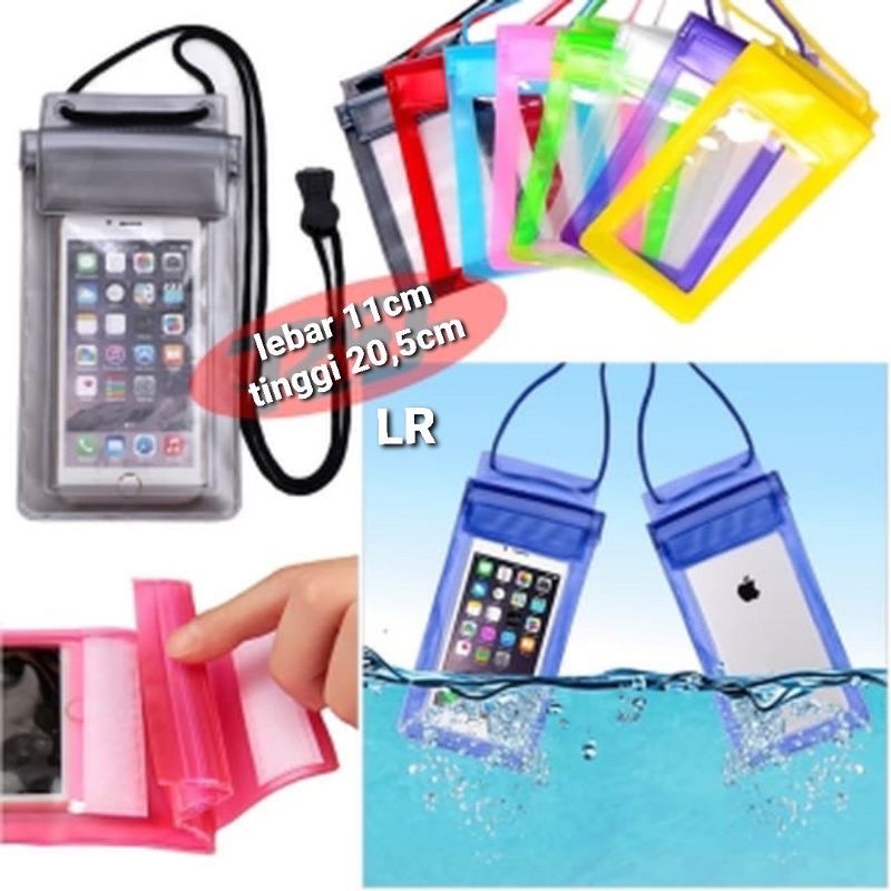 Sarung hp anti Air Pouch bag universal Handphone / waterproof case Hp Pouch anti air