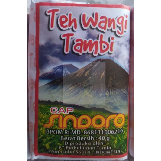 

Teh Tambi | Teh Wangi Cap Sindoro 40gr