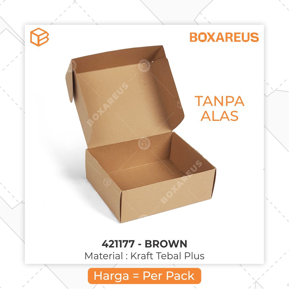 Box Baju Packaging Kotak Gift Dus Kemasan Cake Box | 421177 TANPA TRAY