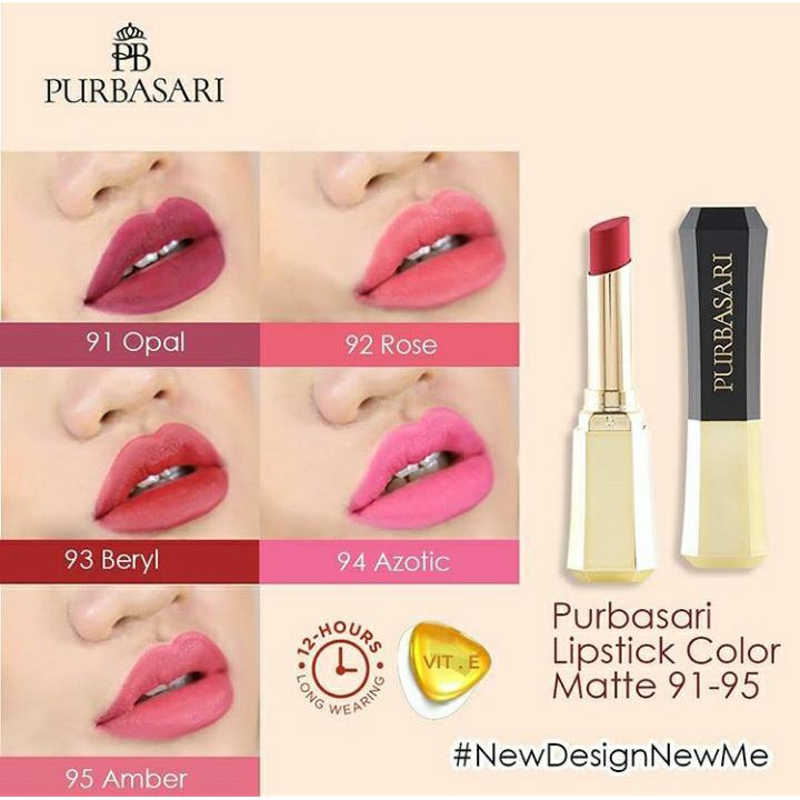 Purbasari Lipstick Color Matte Kemasan Baru Shopee Indonesia Lipstik purbasari amankah untuk ibu