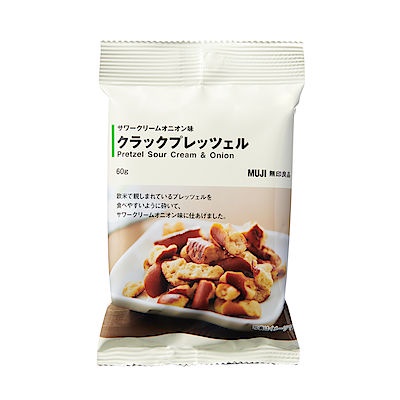 MUJI Pretzel Sour Cream & Onion 60gr Japan