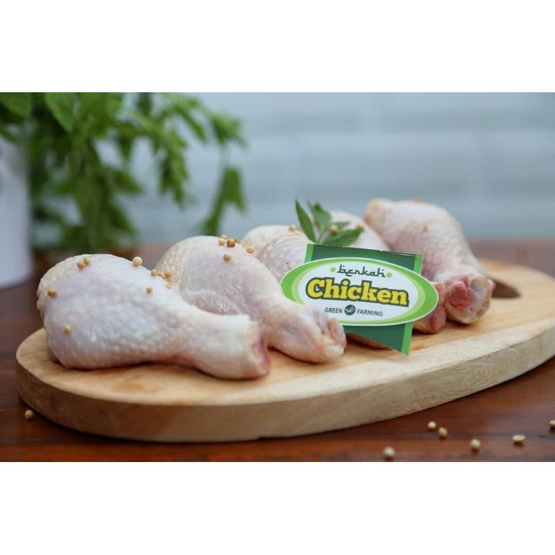 Organic Chicken 1 KG | Ayam Organik paha bawah | Ayam Probiotik Chicken Berkah Chicken